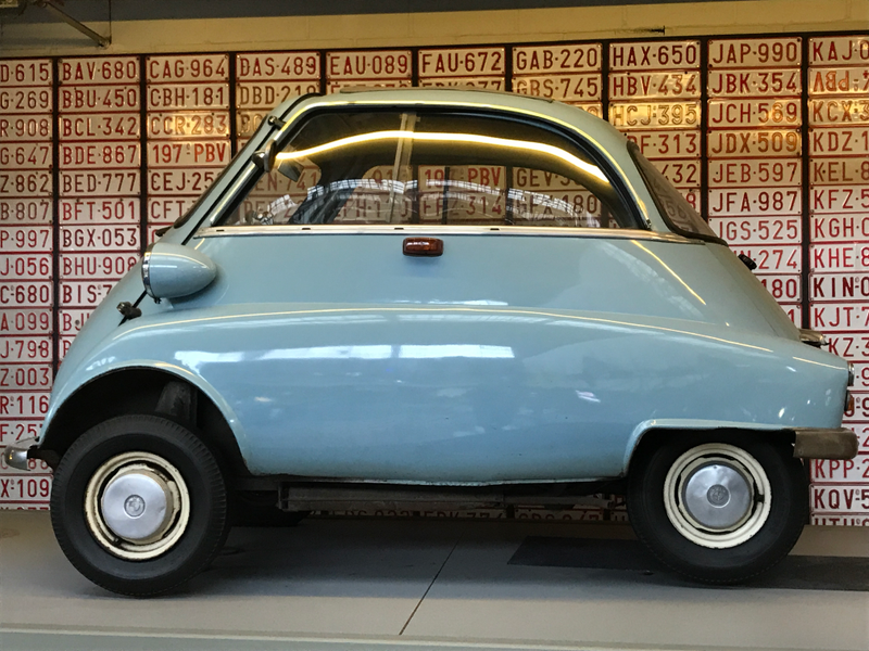 1962 BMW Isetta 300. This was the last year for the Isetta.